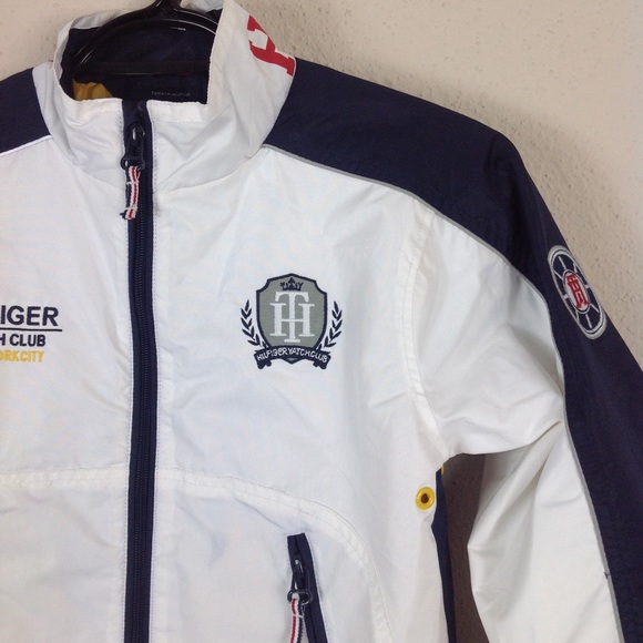 Tommy Hilfiger Jackets \u0026 Coats | Tommy Hilfiger Yacht Club Windbreaker Jacket | Color: Red/Tan | Size: 6b | Viewfrom3g's Closet